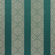 Brocade Stripe Teal Fabric by the Metre